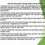 Pasal 27 Ayat 1 Tentang Kewajiban Warga Negara